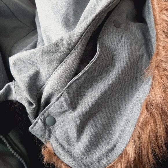 RIPZONE Primaloft Insulated Parka Winter Snow Jacket Faux Fur Hoodie Trim Sz XXL - Picture 12 of 14